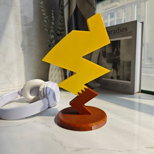 皮卡丘游戏耳机挂架可爱精灵尾巴