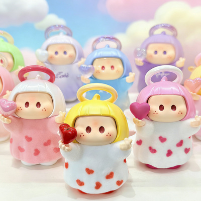 正版MINIISO名创优品YOYO指环爱神系列盲盒右右酱第二代可爱手办