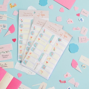 手写标签可爱防水名字贴厨房保温水杯姓名贴幼儿园儿童自粘贴纸