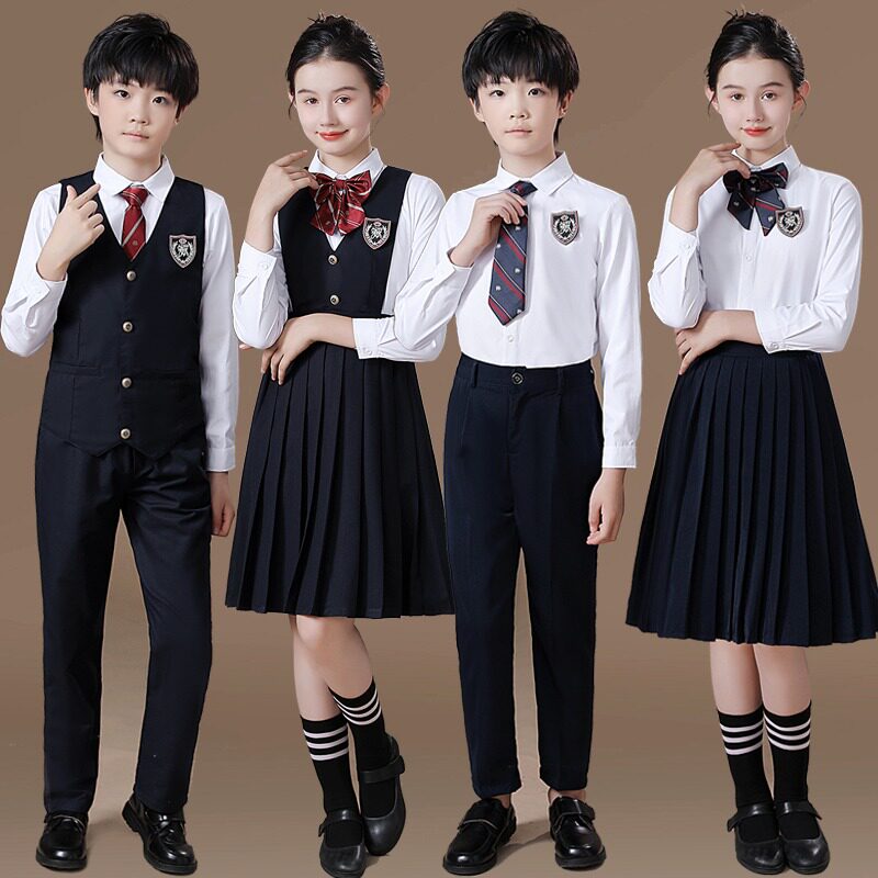 初中小学生爱国大合唱比赛演出服毕业季高中生班服红歌朗诵学院风