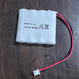 全新原装淄博迪生电池Ni-CD AA800mAh 4.8V应急灯充电电池组