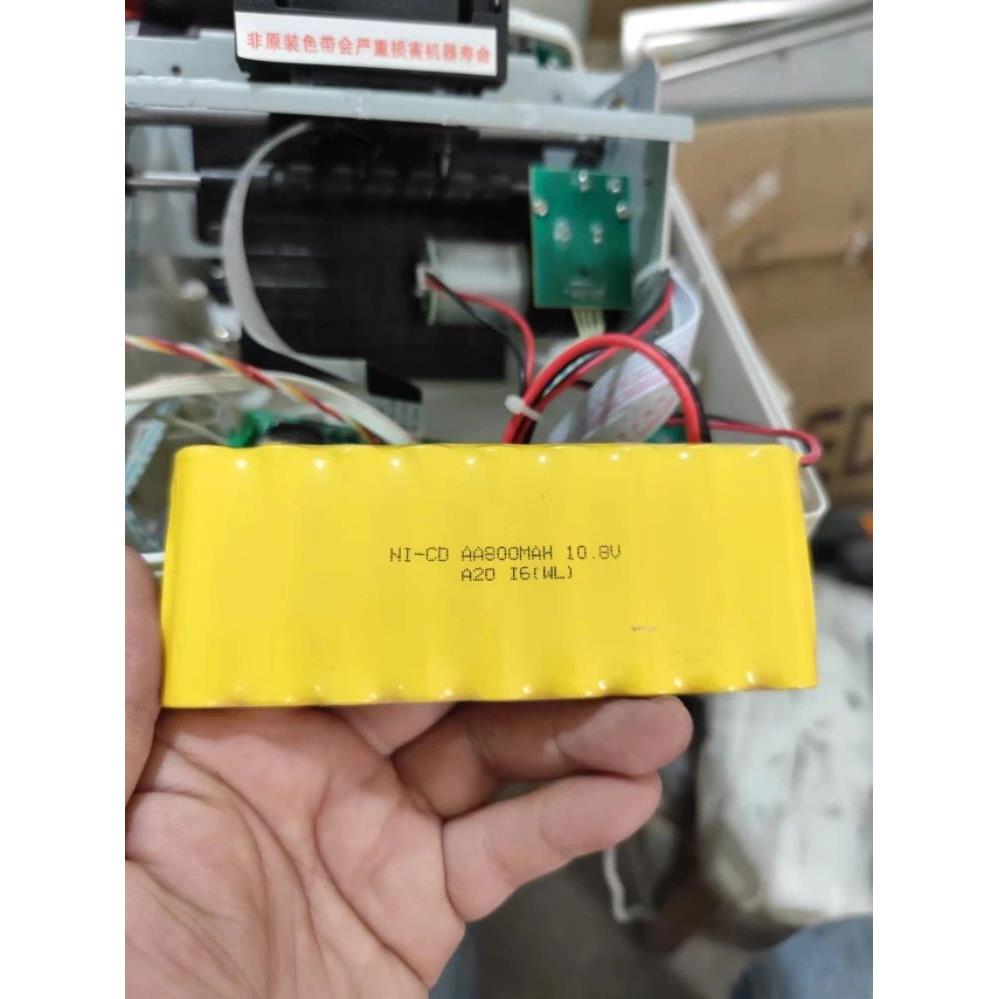 适用科密ET-4310D微电脑考勤机电池NI-CD AA800mAh 10.8V充电电池
