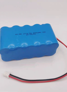 NI-MH 4/5A2000mAh12V适用于史密斯单双通道微量注射泵输液泵电池