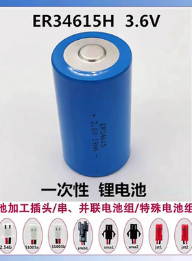 创科正品 ER34615 ER26500 3.6V锂电池 流量计电池通用ER34615M/H