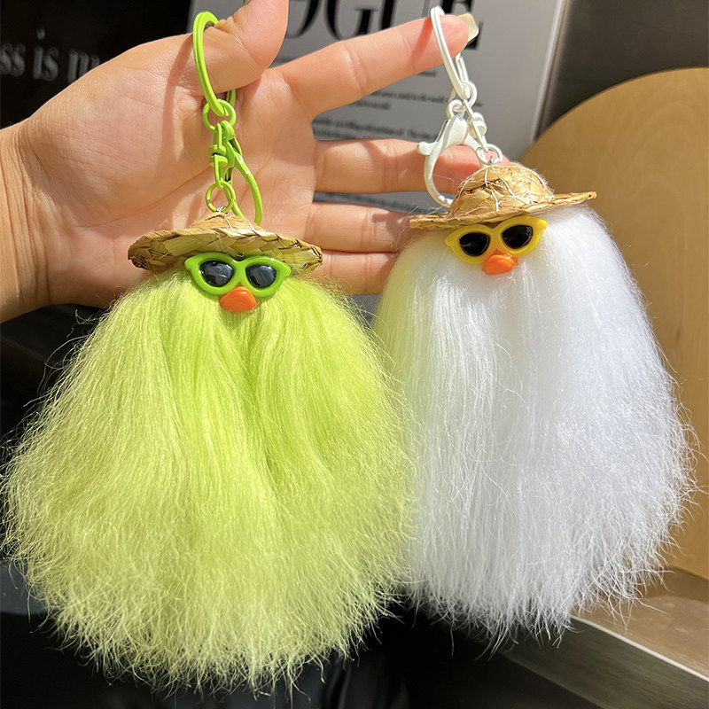 可爱小煤球DIY钥匙扣背包包挂件