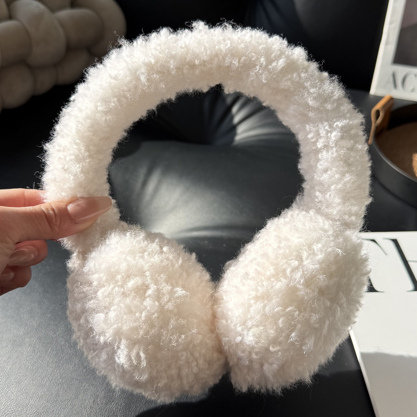 真羊毛耳罩加绒加厚东北骑行耳套保暖耳套护耳防冻耳捂耳暖耳捂子