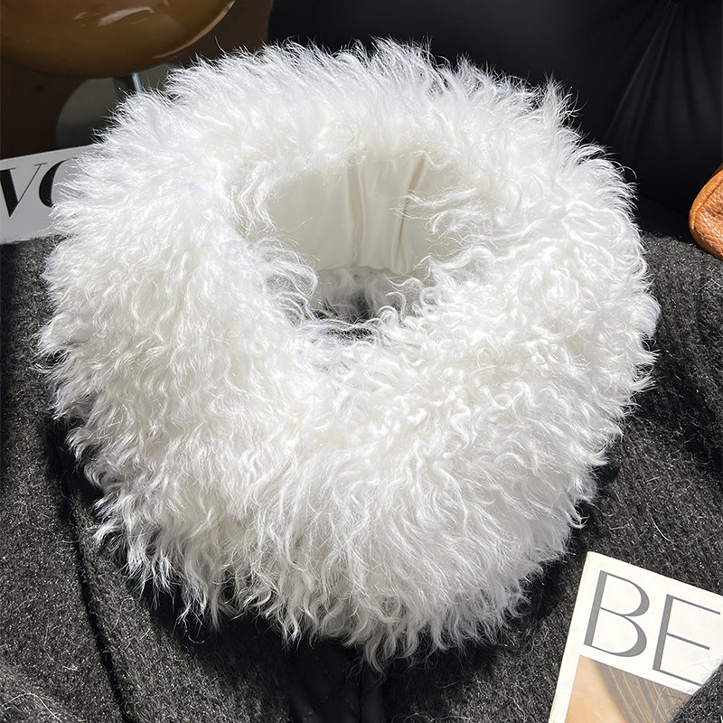 韩国真羊毛皮草围巾秋冬加厚吸扣围脖保暖脖套高级感真毛大毛领子,服饰配件/皮带/帽子/围巾,围巾/丝巾/披肩,淘宝优惠券,粉丝福利购,淘宝优惠卷