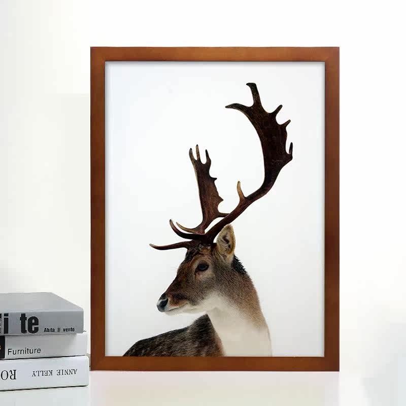 胡桃实木挂墙相框时尚4ka30x40x50x60x70蓝色画框彩绘印加白色4K8在类目 家居饰品, 相框/画框中 - 来自Buy2taobao.com提供专业的淘宝代购服务