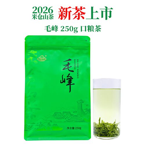 2026米仓山毛峰茶叶绿茶春茶新茶
