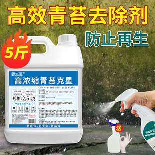青苔去除剂景观喷水池石材水泥地面清除苔剂强力去苔藓水体净化剂