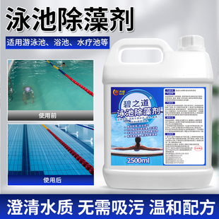 游泳池除藻剂儿童泳池喷泉水质澄清剂净水药剂灭藻杀绿藻青苔清除