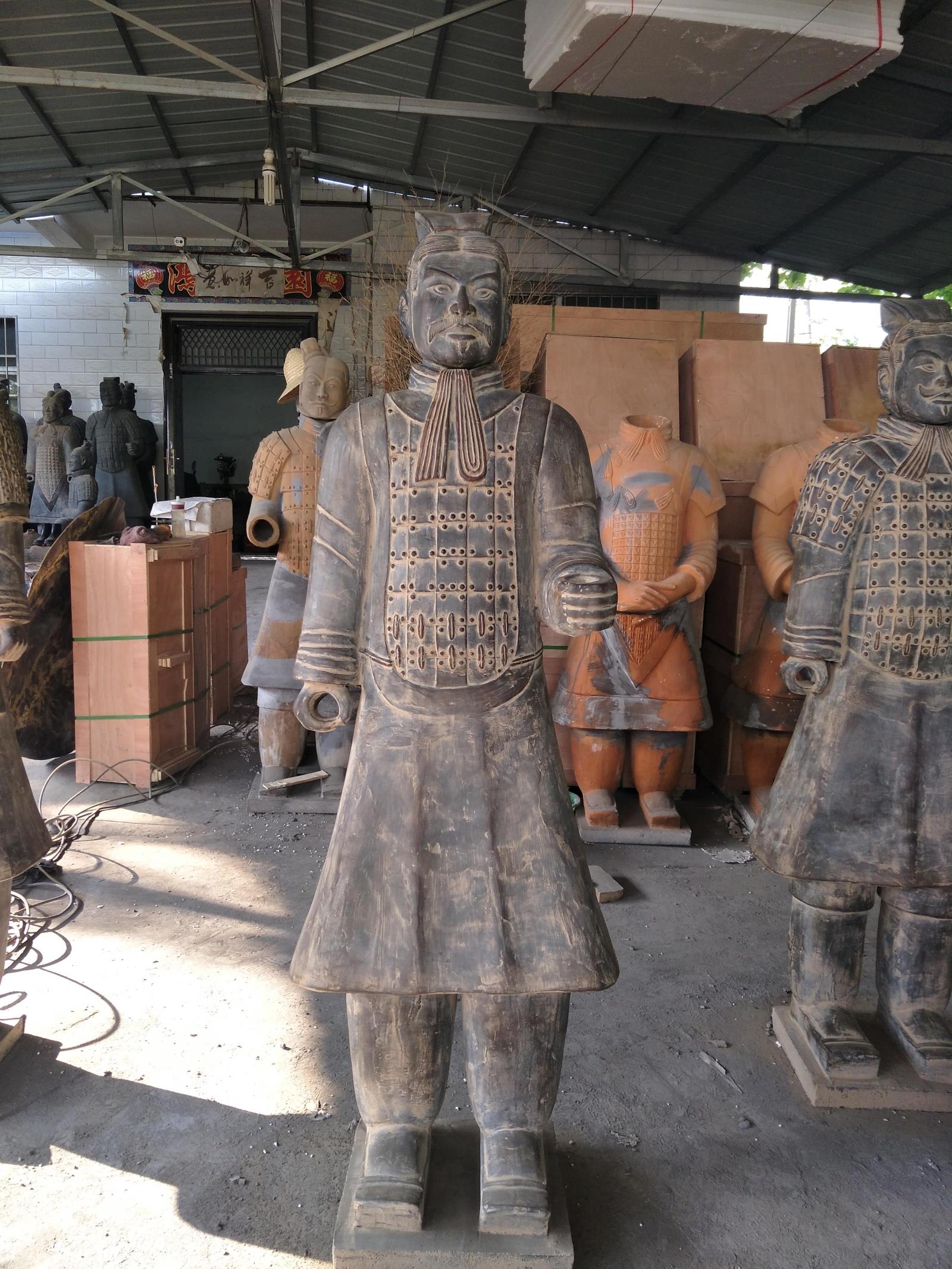 工厂文官颜色家居酒店摆设兵马俑