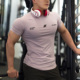 训练t恤 锦纶高弹健身衣男服速干透气高弹紧身衣运动短袖 夏季 新款