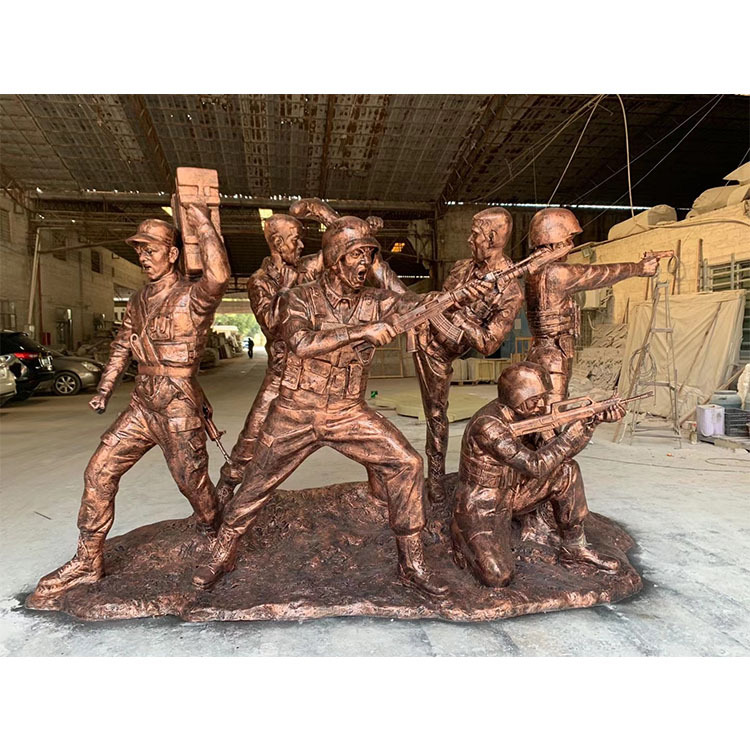 人物文化雕塑玻璃钢仿铜历史人物