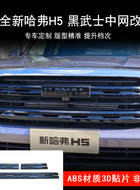 23-26款新H5整车黑化件中网改装