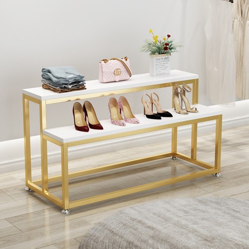 服装店展示架高低阶梯式长方形