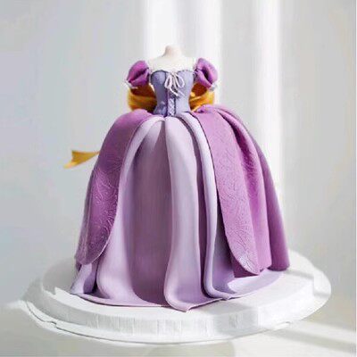 安娜公主翻糖芭比娃娃儿童连衣裙仿真水果