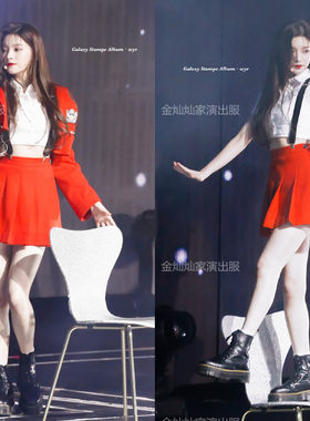 韩国女团舞台打歌服everglow同款