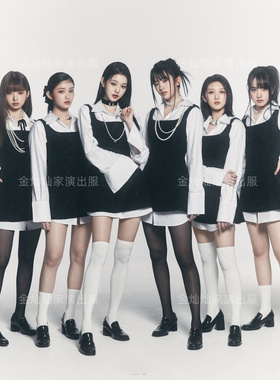 ive iam韩国女团同款爵士舞韩舞台蹈表演出打歌服套装连衣裙kpop