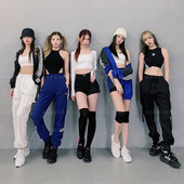 爵士舞韩舞街舞台JAZZ表演出服打歌服套装 韩国女团ITZY LOCO同款