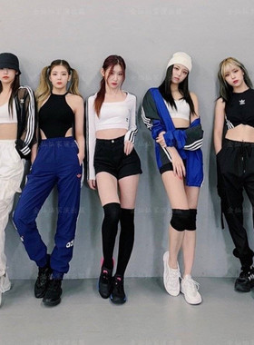 韩国女团ITZY LOCO同款爵士舞韩舞街舞台JAZZ表演出服打歌服套装