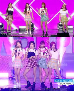 blackpink韩国女团同款爵士韩舞蹈演出打歌服套装成人啦啦队少儿