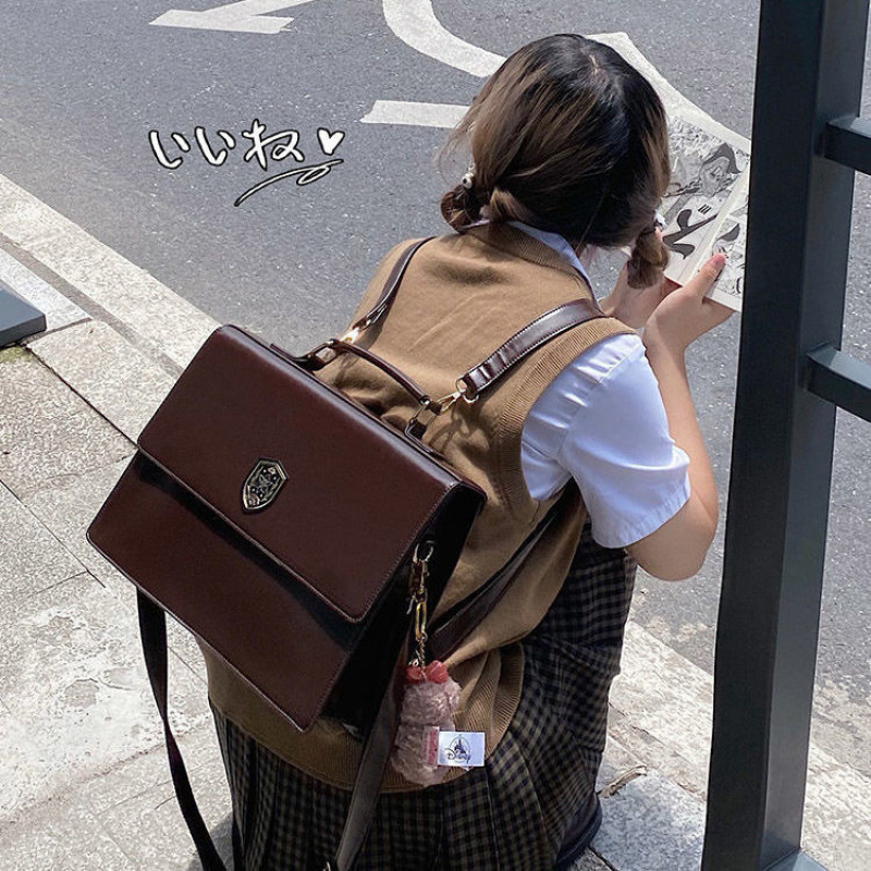 脑壳痛原创日系jk制服包斜跨手提