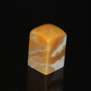 正方章1.9厘米书画落款 昌化金银冻金石篆刻收藏 姓名章今古堂新款