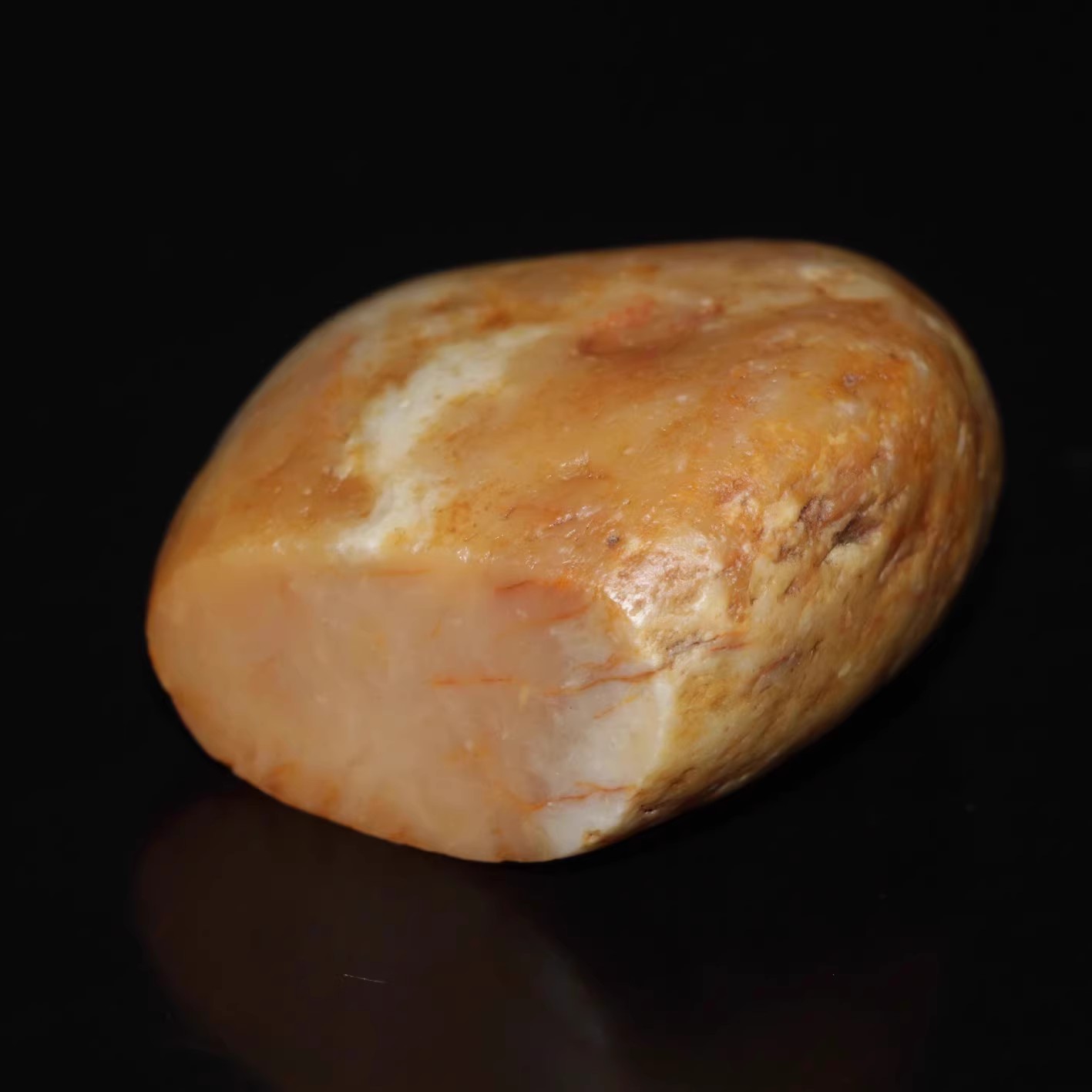 今古堂正宗寿山溪蛋田黄原石章2×4随形章新款书画落款起首章定制