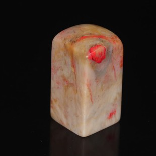 特润鸡血石印章保真中国昌化石今古堂老坑软料手感超好书画印章料