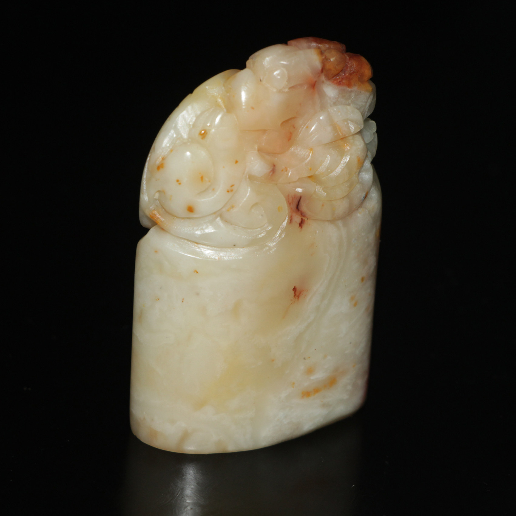 今古堂寿山芙蓉石印章老性温润细腻手工篆刻石料随形章书画用闲章
