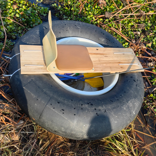 特厚牛筋盆内胎改船橡皮艇加厚钓鱼船简易充气船水上浮台浮式 钓台