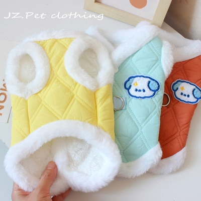 狗狗衣服宠物服装保暖加厚背扣