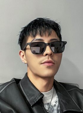 超轻偏光开车男士墨镜黑色方形显瘦高级感痞帅太阳镜雪地防紫外线