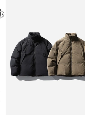 ButterTiger90白鸭绒日系羽绒服男冬季男款加厚男生工装外套YR017