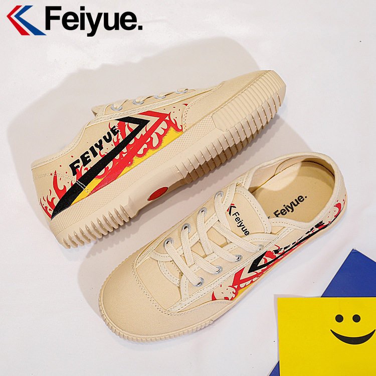 飞跃帆布鞋男女春新款百搭休闲鞋透气经典小白鞋脏脏鞋软底板鞋子