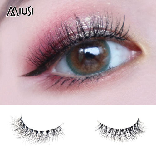 立体仿真手工交叉日常裸妆假睫毛