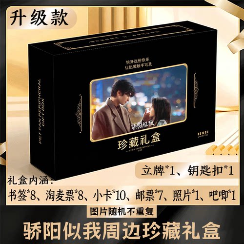骄阳似我周边礼盒同款小卡书签票根吧唧立牌钥匙扣邮票照片