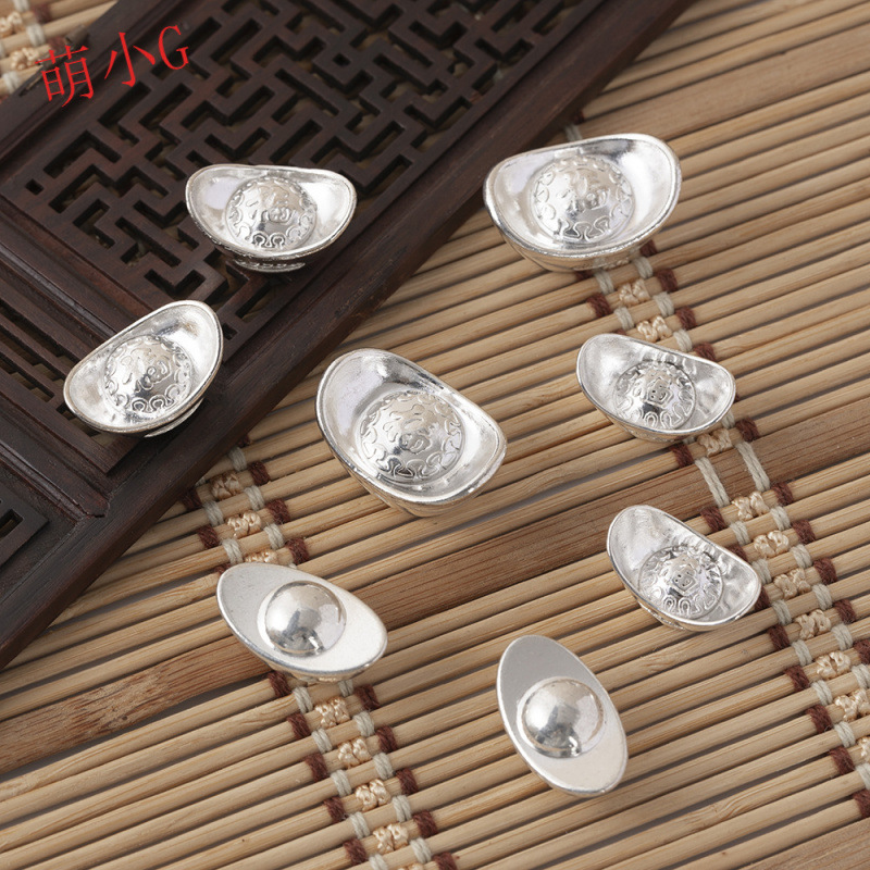 厂家直销迷你合金小元宝摆件实心