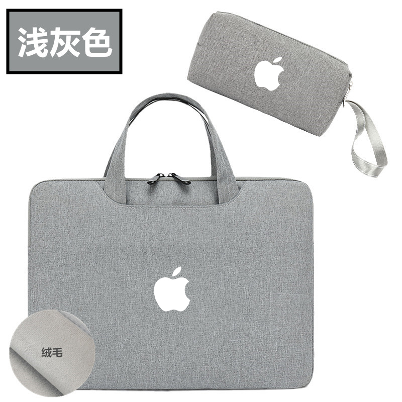 适用苹果MacBook Air 13.6英寸电脑包M4 M3笔记本Pro16/14手防水提包13.3英寸