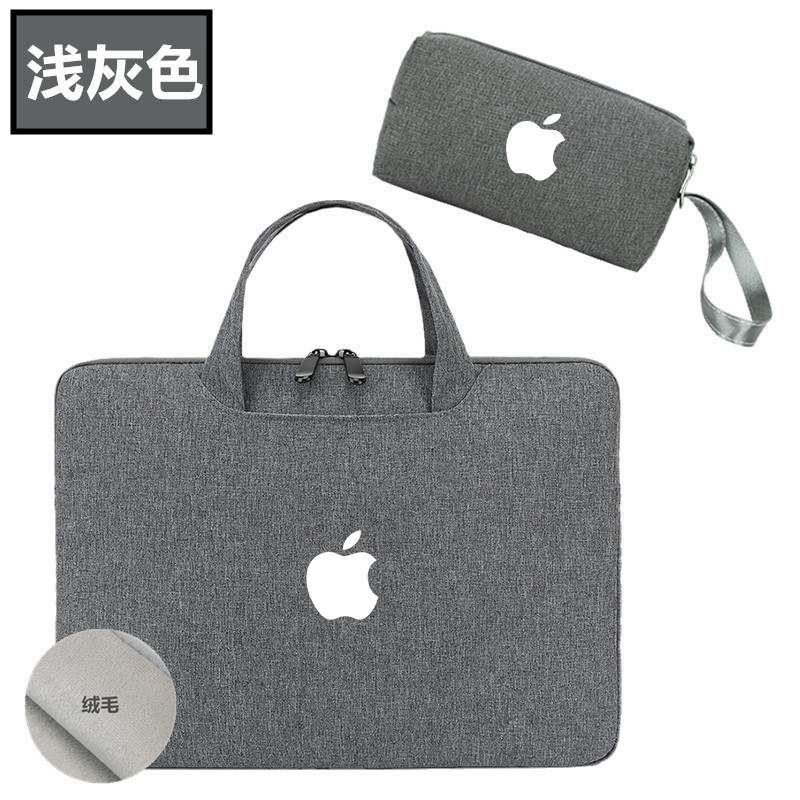 适用苹果MacBook Air 13.6英寸电脑包M4 M3笔记本Pro16/14手防水提包13.3英寸