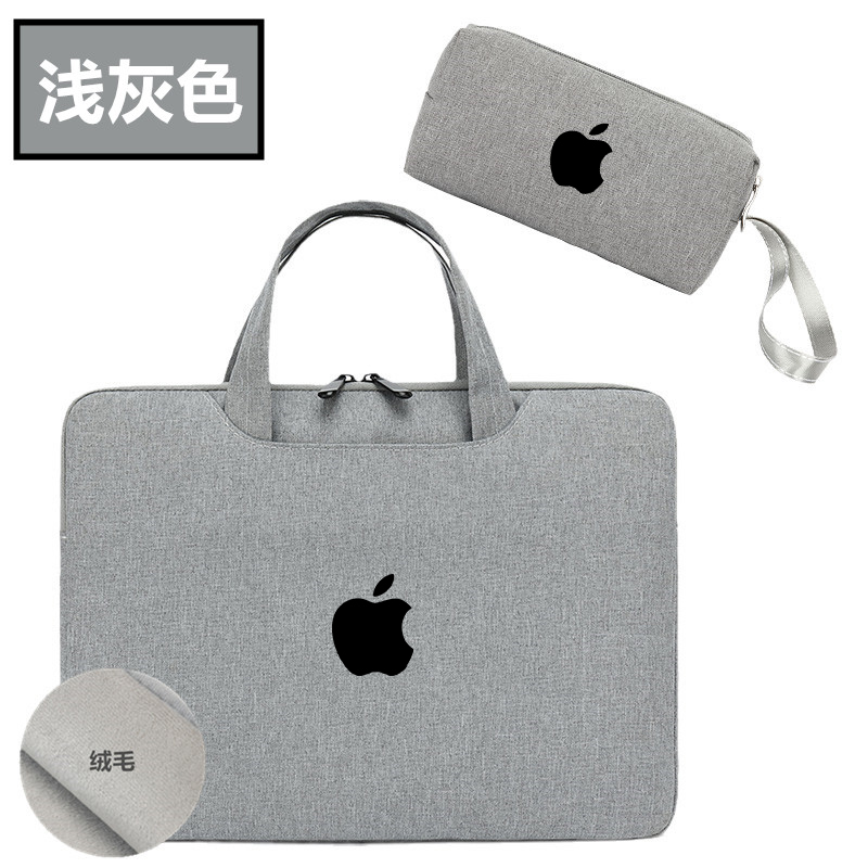适用苹果MacBook Air 13.6英寸电脑包M4 M3笔记本Pro16/14手防水提包13.3英寸