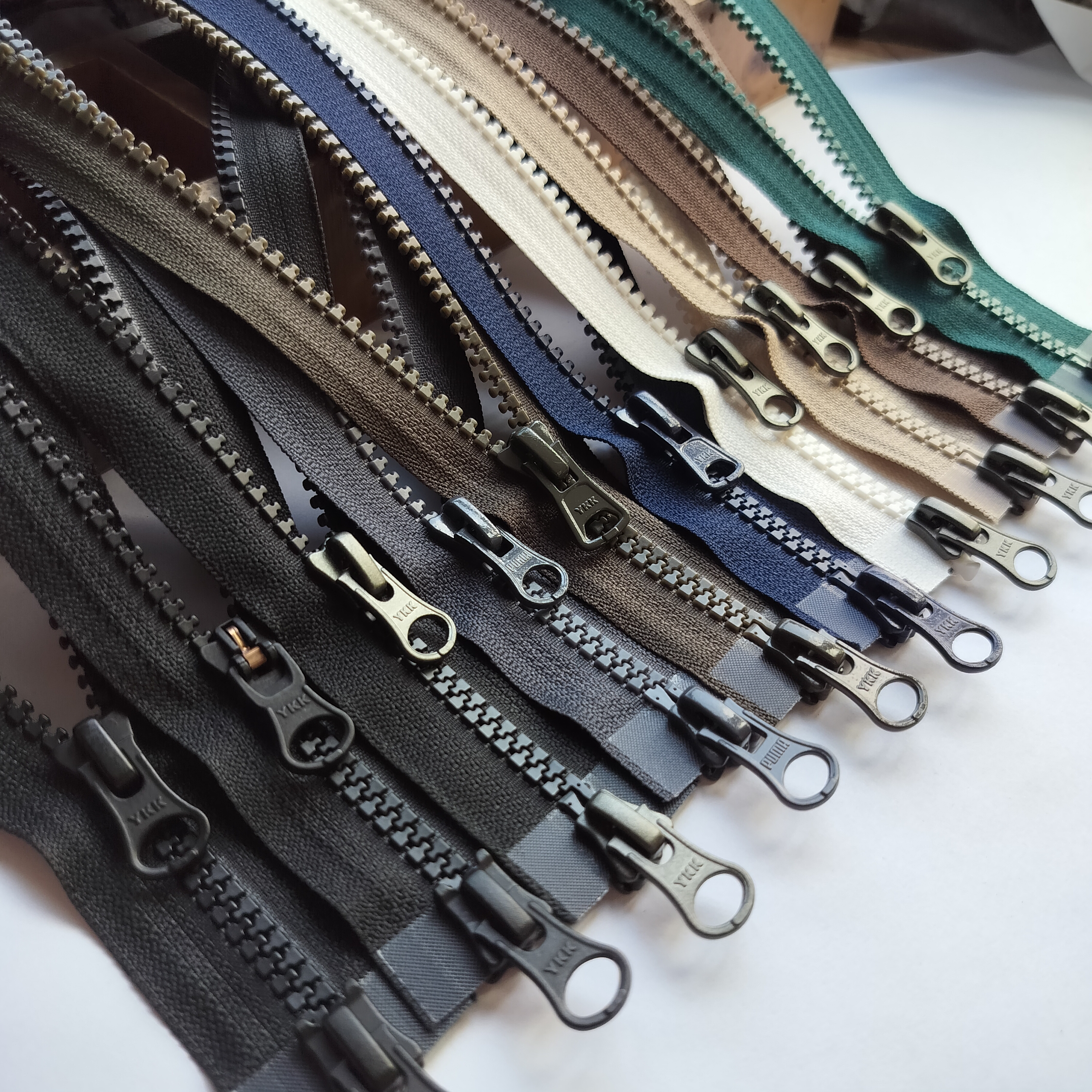 ykk5号树脂双头拉链 左插右插 外套棉服羽绒服拉锁满29包邮