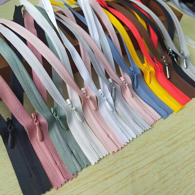YKK3号布边隐形拉链裙子拉链