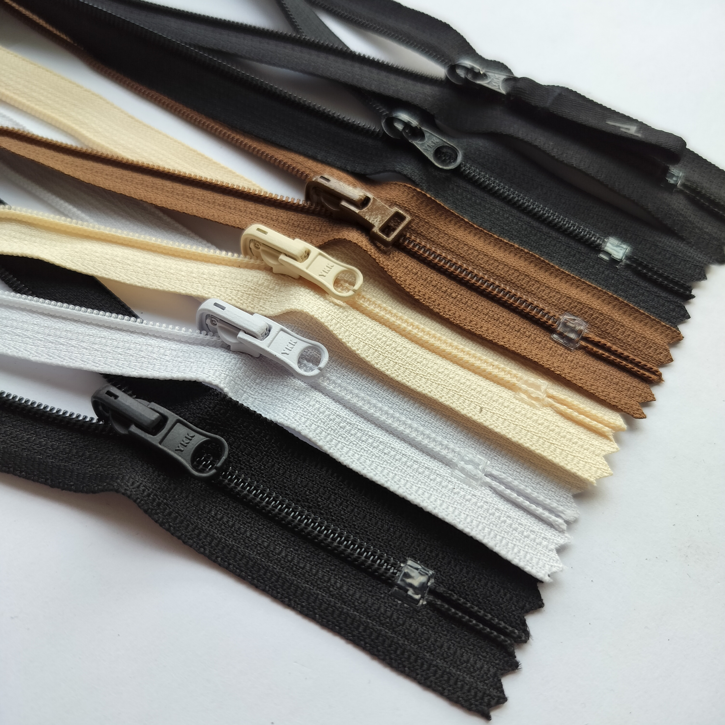 ykk3号尼龙闭尾拉链  双面拉链轨道拉头 口袋拉链 满29包邮