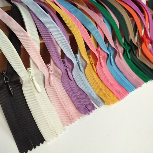 SBS/SAB/EGM隐形拉链 彩色蕾丝边隐形（20～60cm）  满29包邮