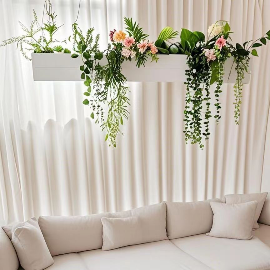 创意吧台酒店餐厅led绿植吊灯花店甜品店现代简约装饰吊灯