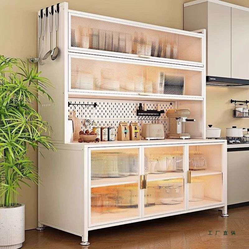 加厚钢制餐边柜多功能厨房杂物收纳微波炉电饭煲碗筷落地式收纳架,鲜花速递/花卉仿真/绿植园艺,割草机/草坪机,淘宝优惠券,粉丝福利购,淘宝优惠卷