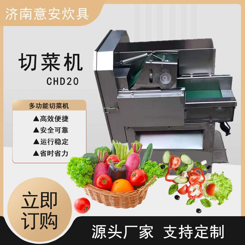 全自动多功能不锈钢商用切菜机CHD20双切菜机零售