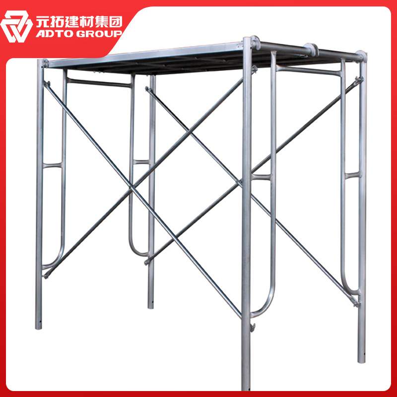 移动施工脚手架梯形门式加厚镀锌脚手架工地脚手架厂家快装式防滑